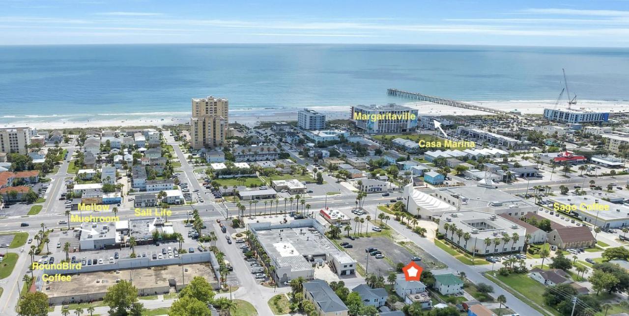 Seas The Day - 4 Blocks To The Beach, Restaurant, And Bar District - Great Deck And Outdoor Space!! شاطئ جاكسونفيل المظهر الخارجي الصورة